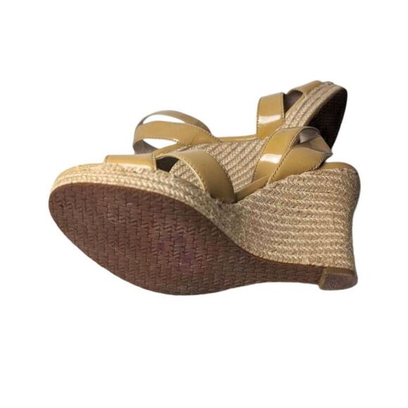 MICHAEL KORS Kami Ankle Strap Wedge Sandals Size 6M - Picture 8 of 9